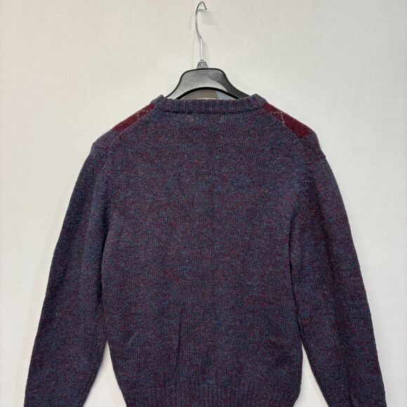 Parker of Vienna Men 100% Shetland Wool Sweater Size Large Argyle C046 -4 - Picture 12 of 14